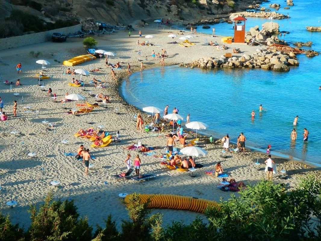 Konnos bay in cyprus