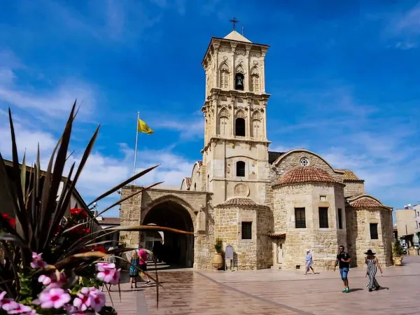 Bell tower of the Church of Saint Lazarus in Larnaca
