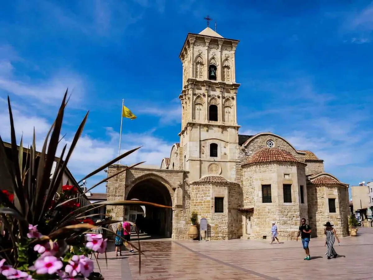 Bell tower of the Church of Saint Lazarus in Larnaca