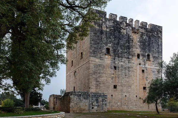 The stone keep of Kolossi Castle near Limassol