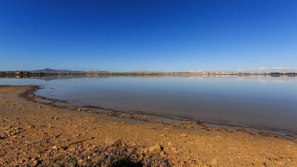 Salt Lake in Larnaca, Cyprus