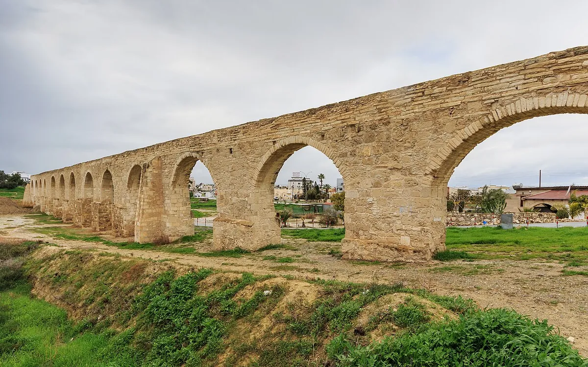 Bekir Pasha (Kamares) Aqueduct in Larnaca, Cyprus