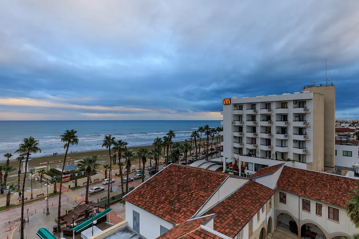 Finikoudes waterfront in Larnaca