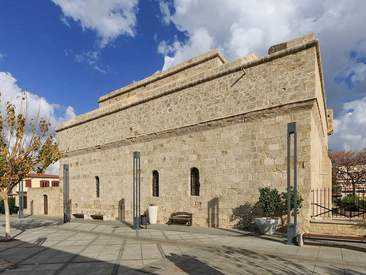 Exterior of the city castle in Limassol, Cyprus
