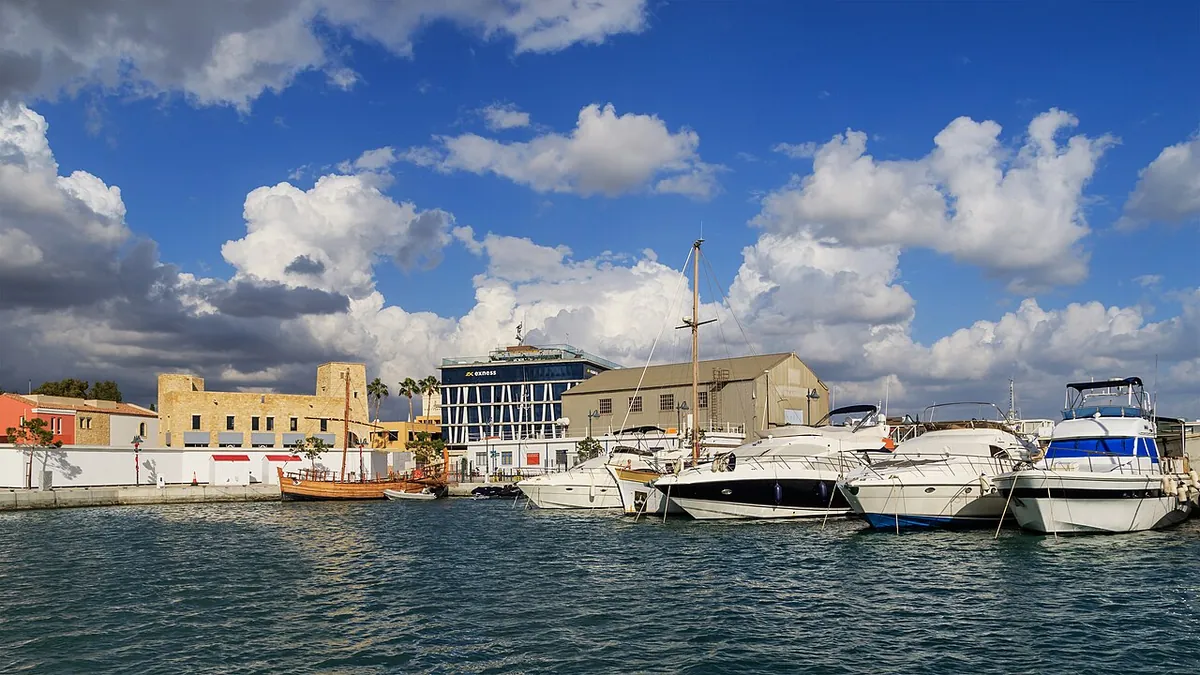 Boats at Limassol Marina