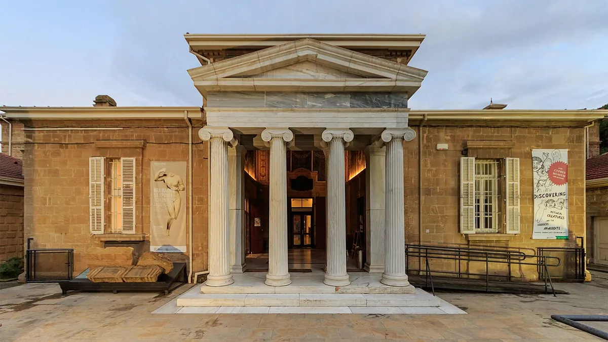 Building of the Cyprus Museum in Nicosia, Cyprus