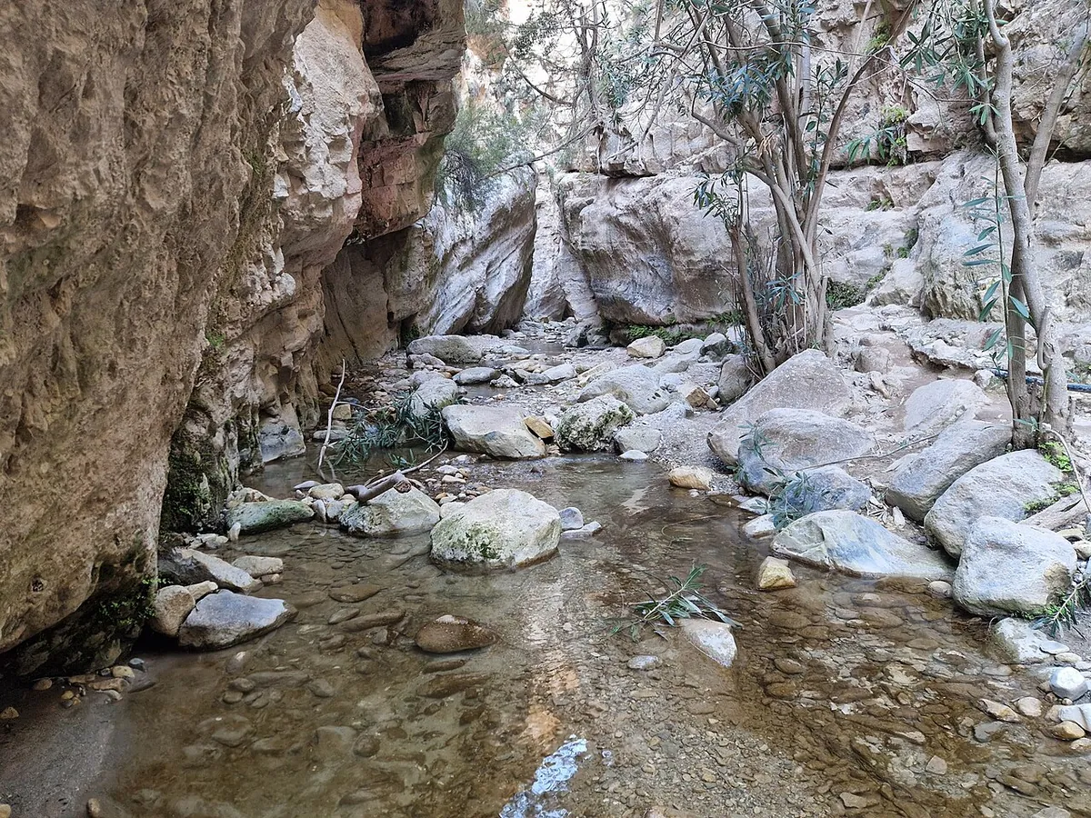Pegeia, Cyprus, Avakas Gorge, narrows up