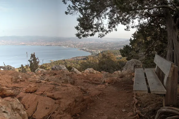 Θέα στον κόλπο Χρυσοχούς από το μονοπάτι Αφροδίτη, Ακάμας