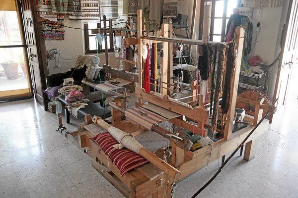 Loom in the Fyti weaving museum