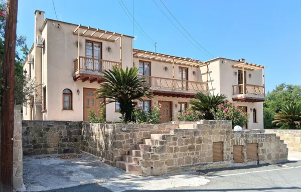 Restored stone house in Miliou