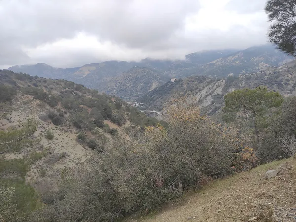 View over Moutoullas in the Troodos mountains