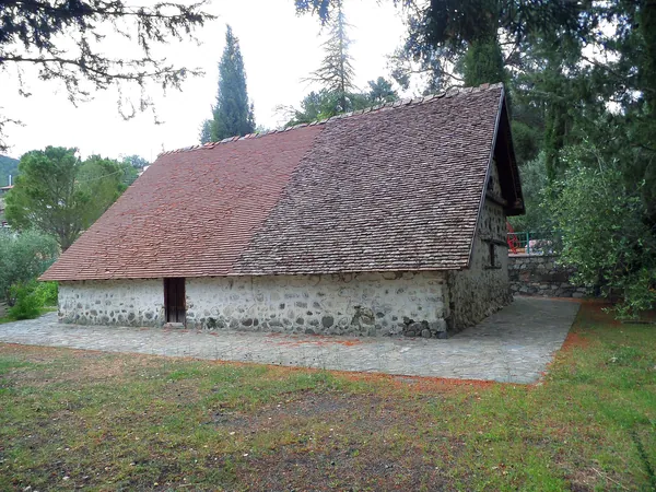 Small wooden-roofed chapel of the Archangel Michael at Treis Elies