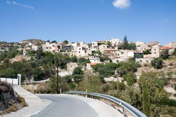 Vouni village spread over a low hill
